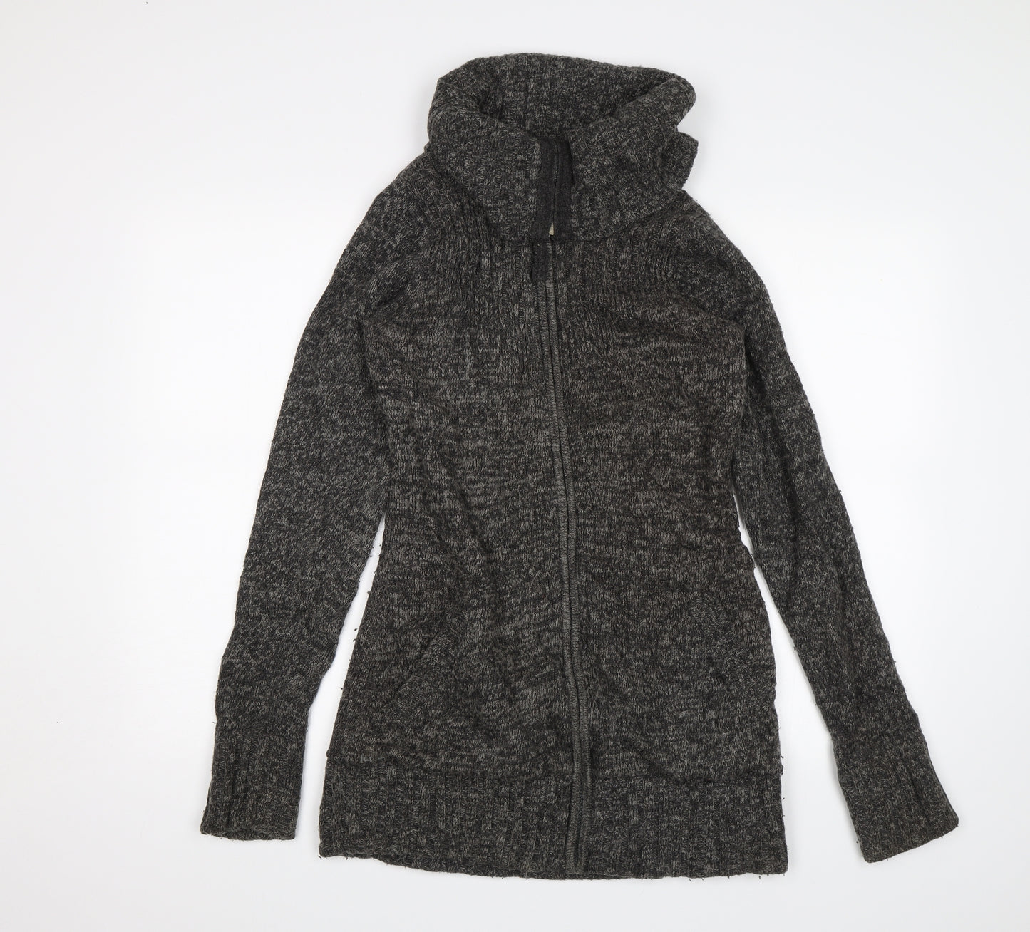 Fat Face Womens Grey   Full Zip Jumper Size 12