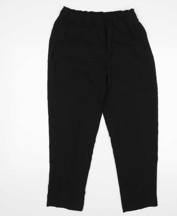 H&M Womens Black Dress Pants Trousers Size 8 L24 in