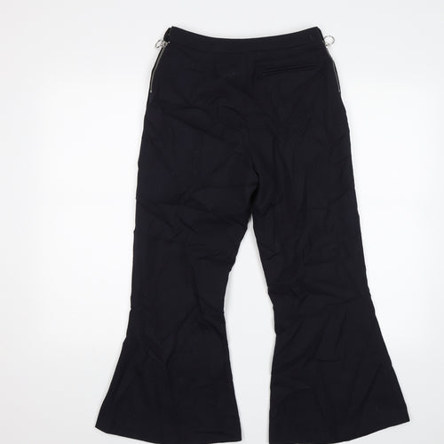 Topshop Womens Blue   Trousers  Size 8 L21 in