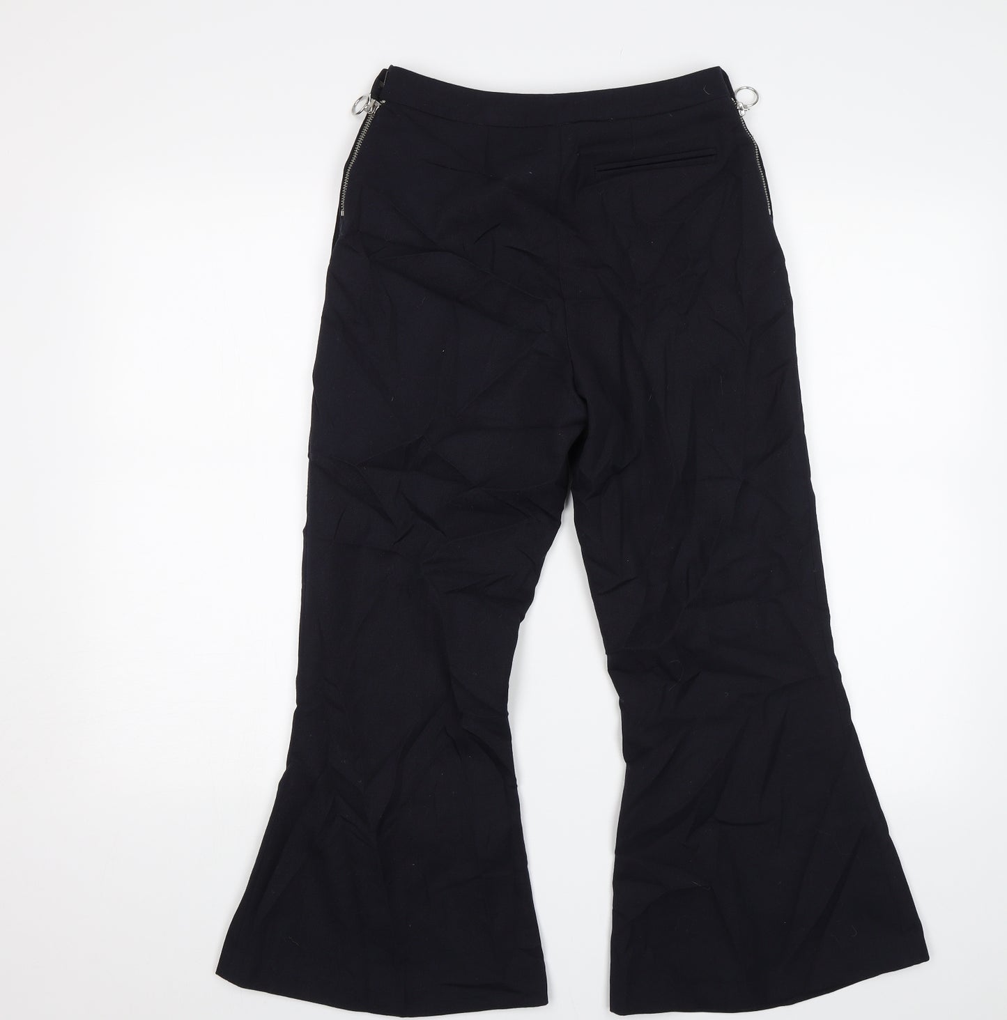 Topshop Womens Blue   Trousers  Size 8 L21 in