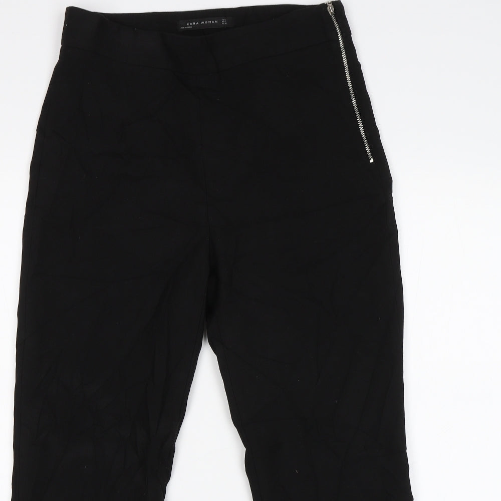 Zara Womens Black   Trousers  Size S L22 in