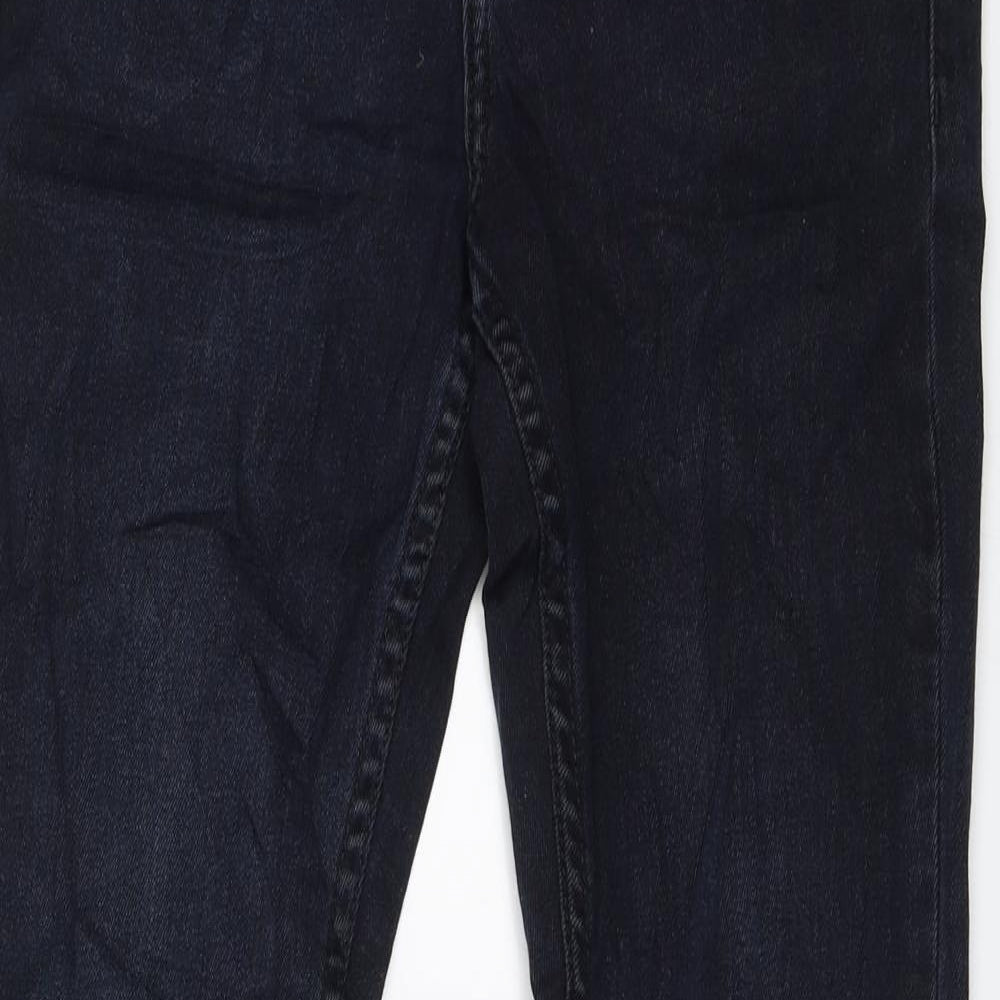 Topshop Womens Blue  Denim Skinny Jeans Size 8 L27 in