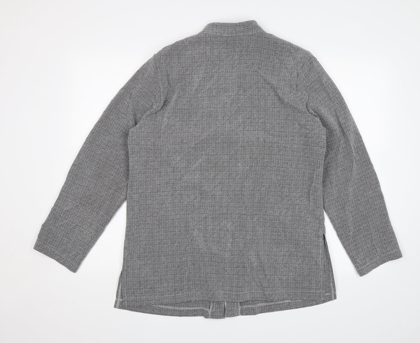 Citrus Womens Grey   Basic Button-Up Size 16