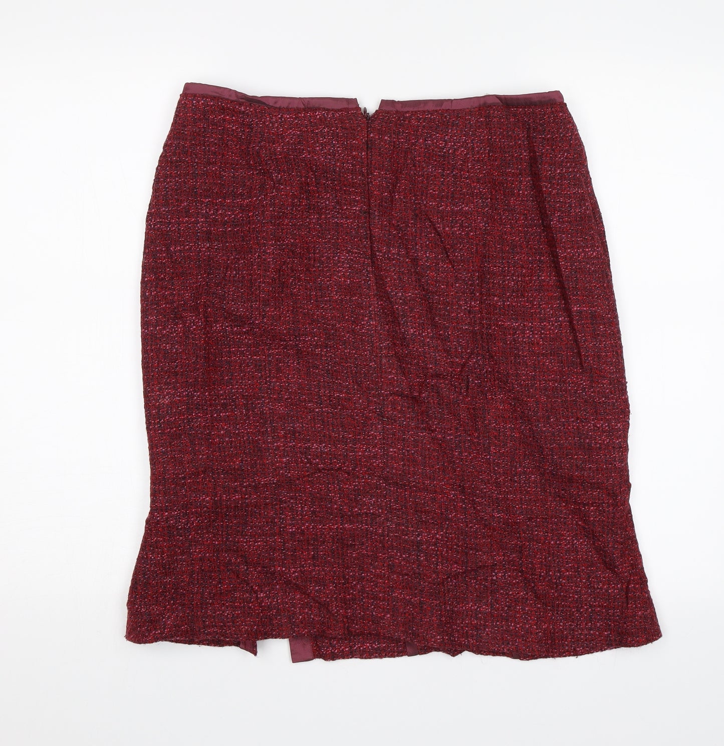 Quin and Donnelly Womens Red   Straight & Pencil Skirt Size 12