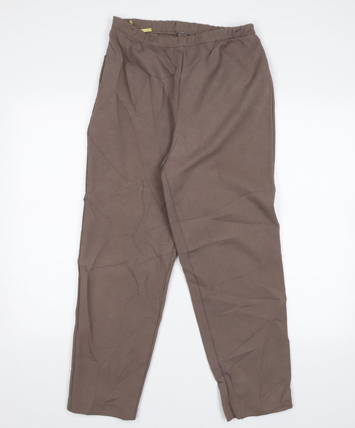 C&A Womens Brown Trousers Size 18 L23 in