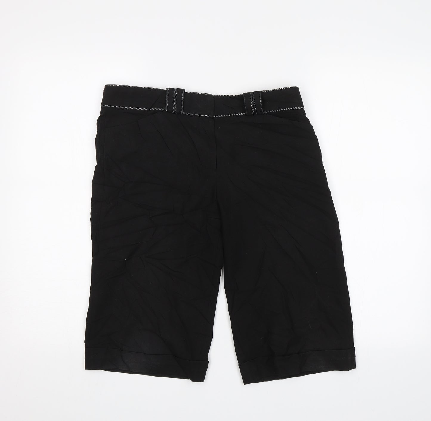 Caroll Womens Black   Chino Shorts Size 30 in