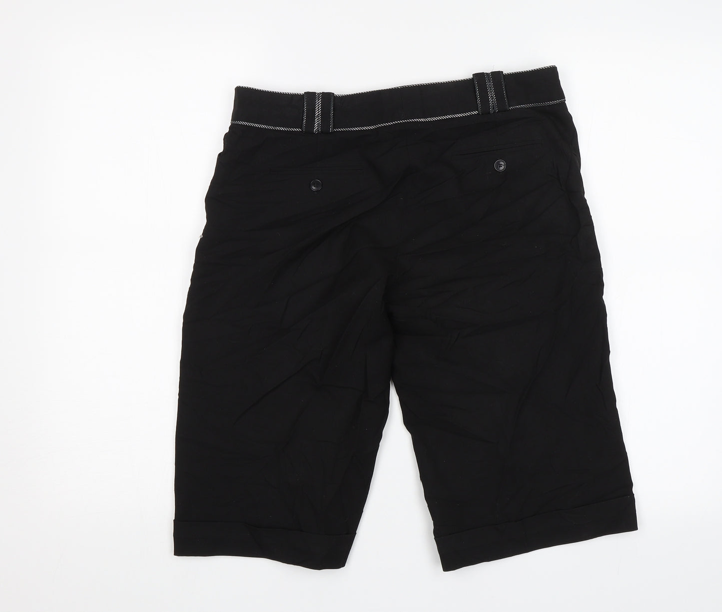 Caroll Womens Black   Chino Shorts Size 30 in