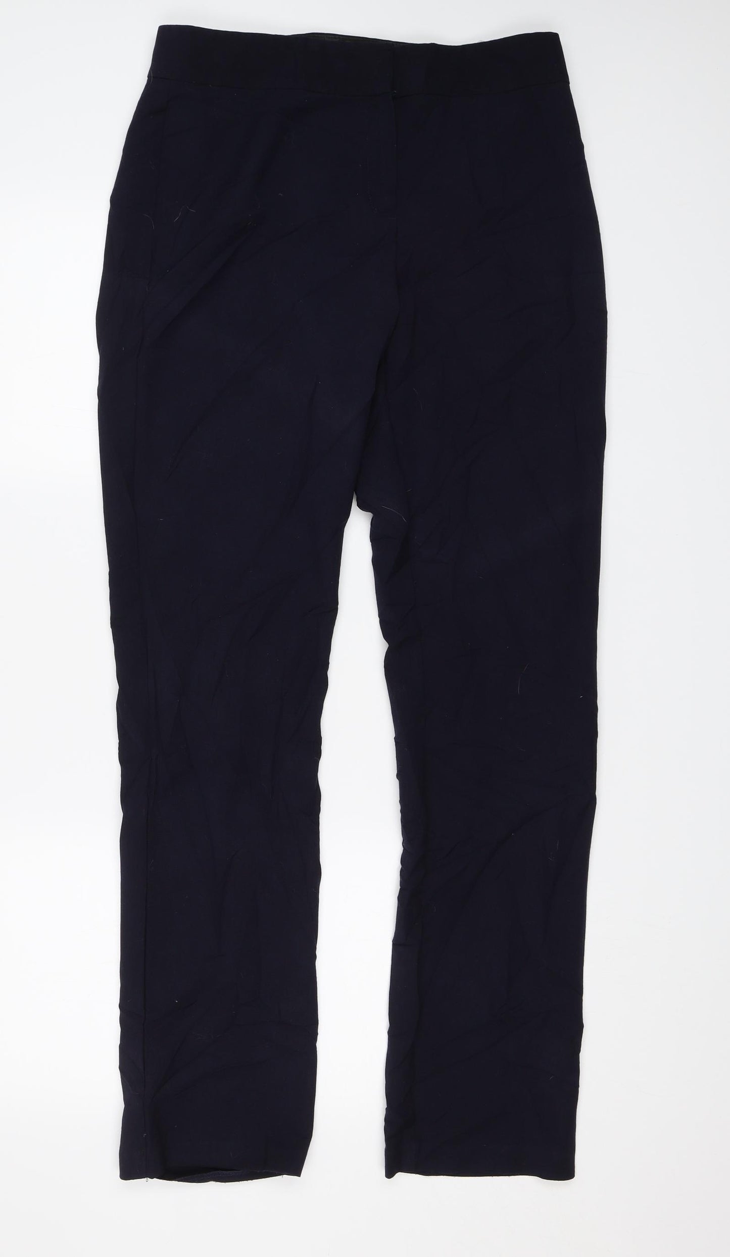 M&S Womens Blue   Dress Pants Trousers Size 12 L30 in