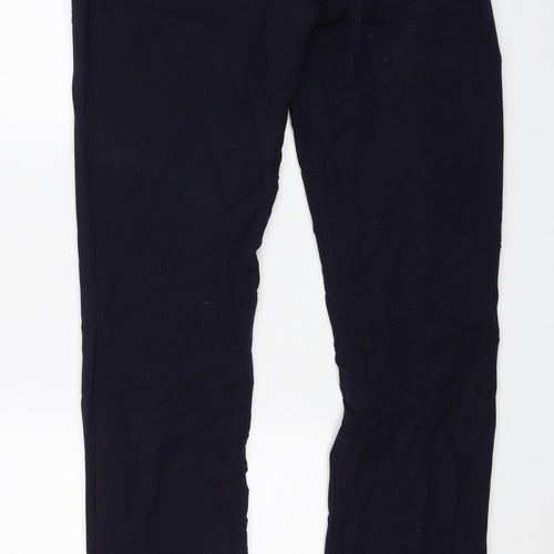 M&S Womens Blue   Dress Pants Trousers Size 12 L30 in