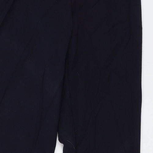 M&S Womens Blue   Dress Pants Trousers Size 12 L30 in