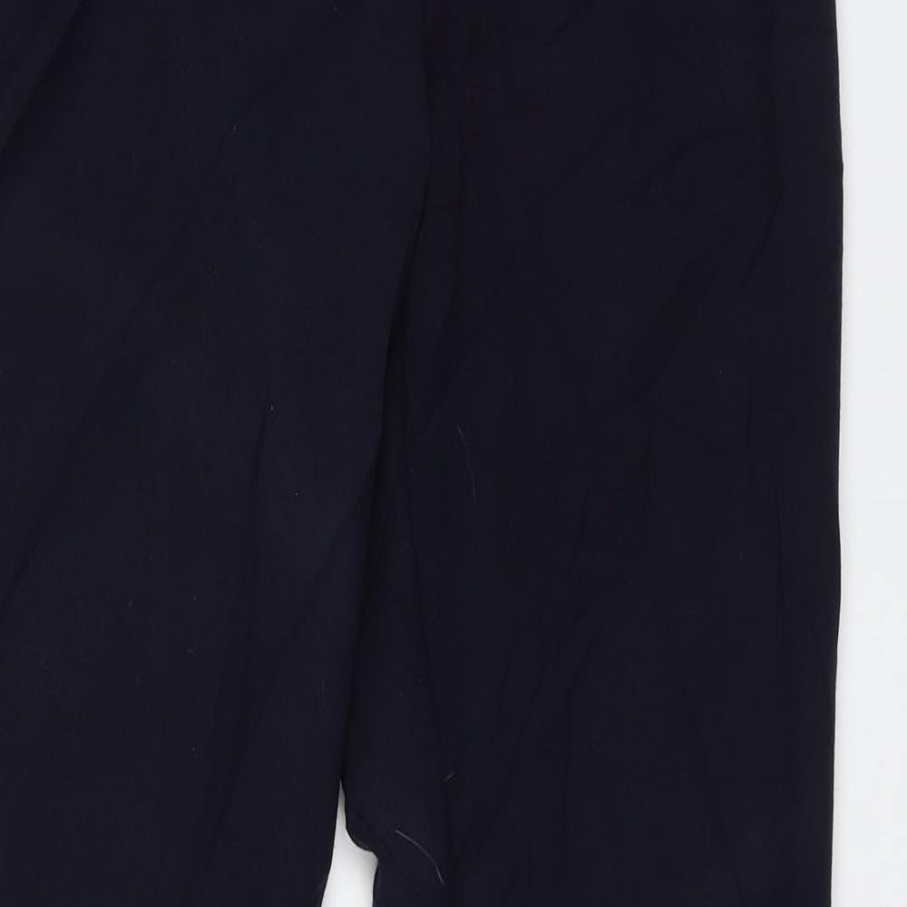 M&S Womens Blue   Dress Pants Trousers Size 12 L30 in