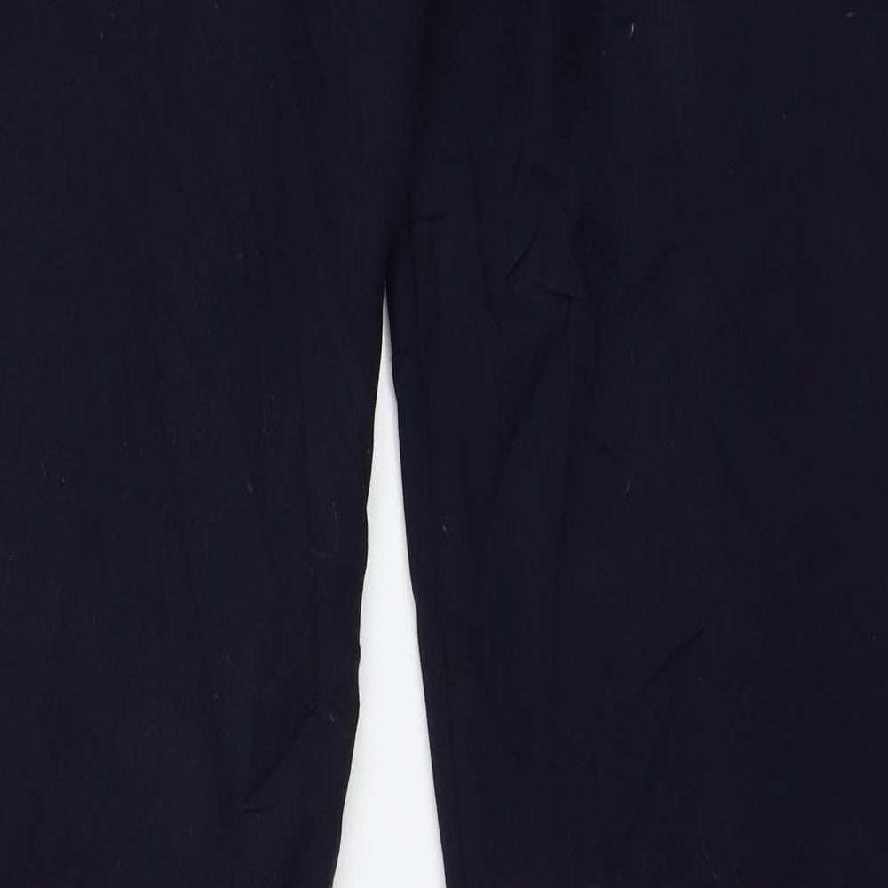 M&S Womens Blue   Dress Pants Trousers Size 12 L30 in