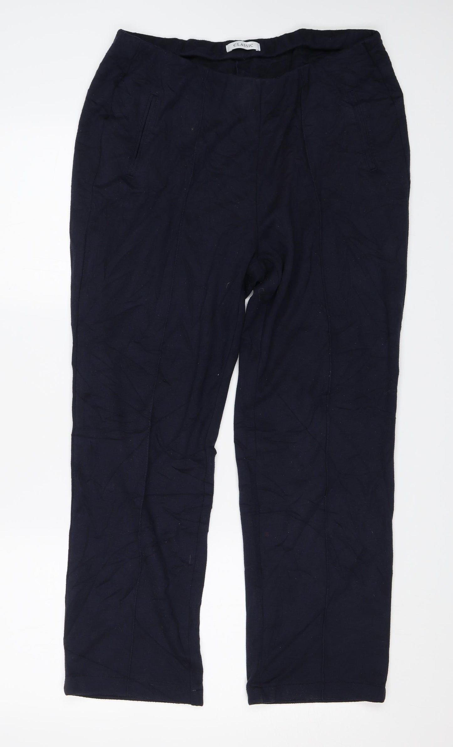 M&S Womens Blue   Trousers  Size 16 L25 in