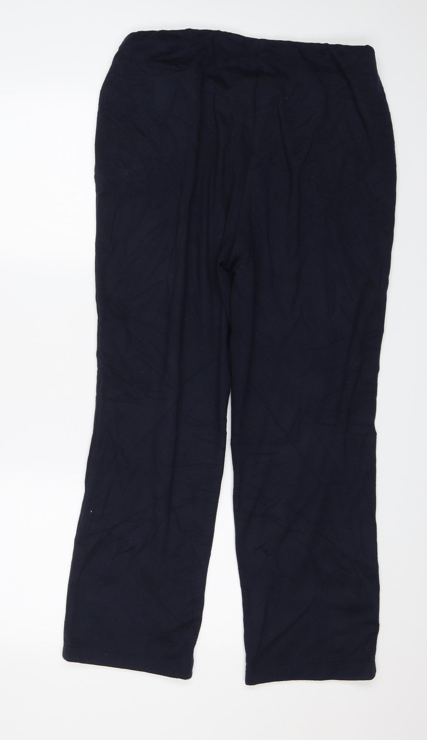 M&S Womens Blue   Trousers  Size 16 L25 in