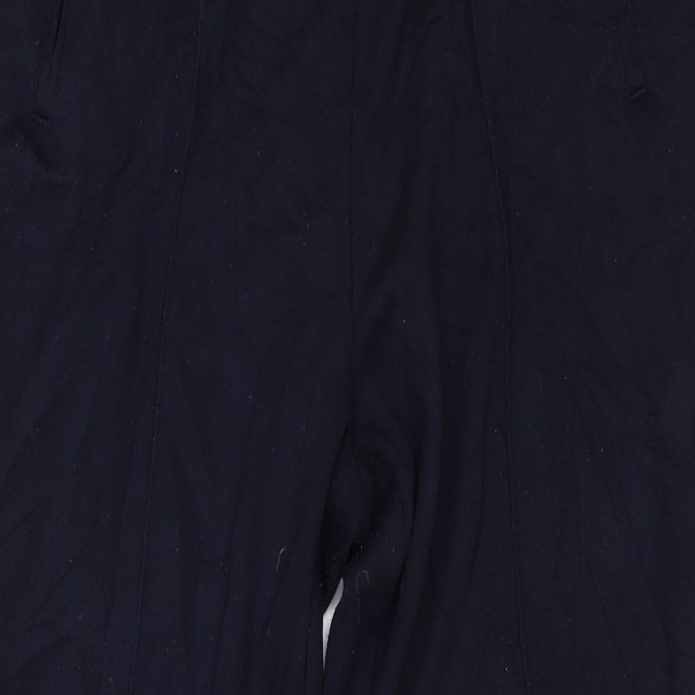 M&S Womens Blue   Trousers  Size 16 L25 in