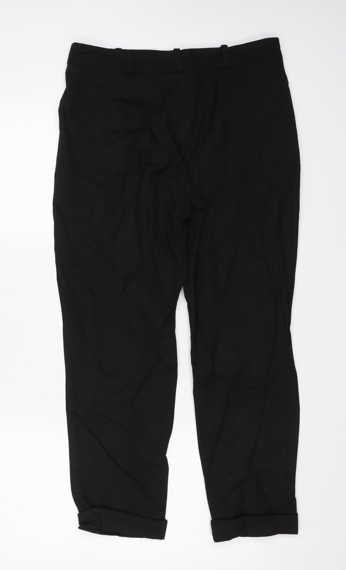Topshop Womens Black   Dress Pants Trousers Size 10 L23 in