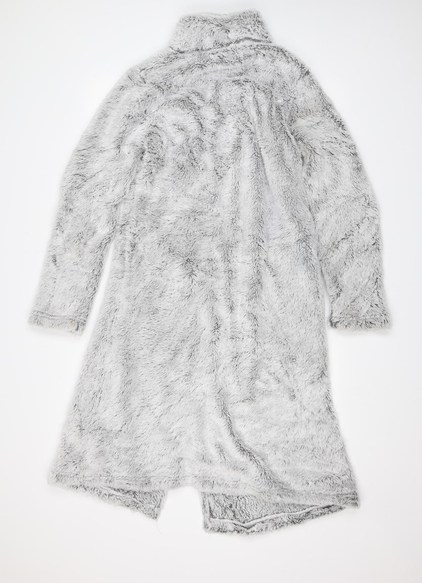 M&S Womens Grey Solid  Top Robe Size 12