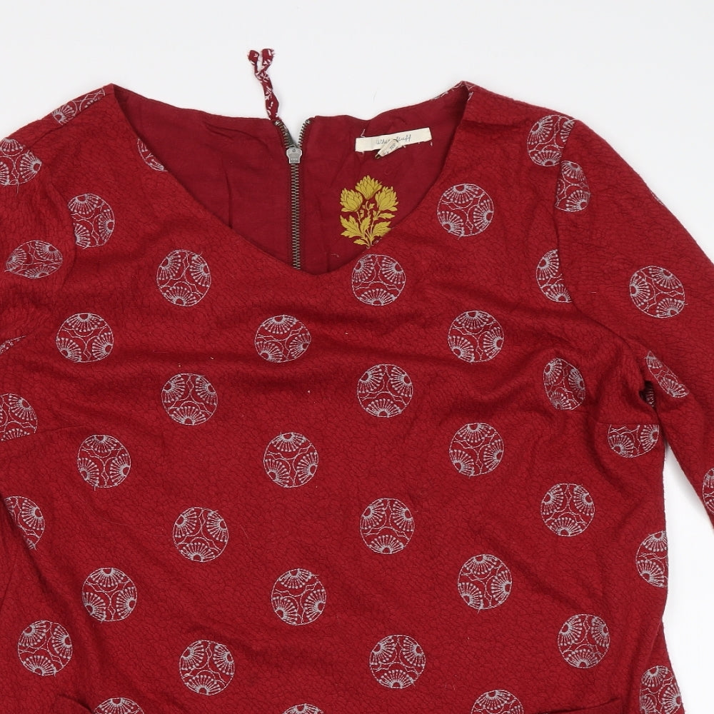 White Stuff Womens Red   Shift  Size 14