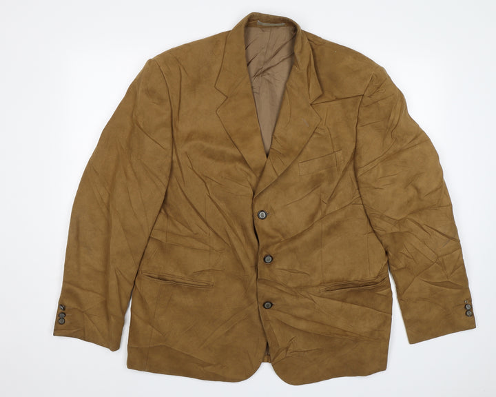 Di Caprio Mens Beige Jacket Blazer Size 44