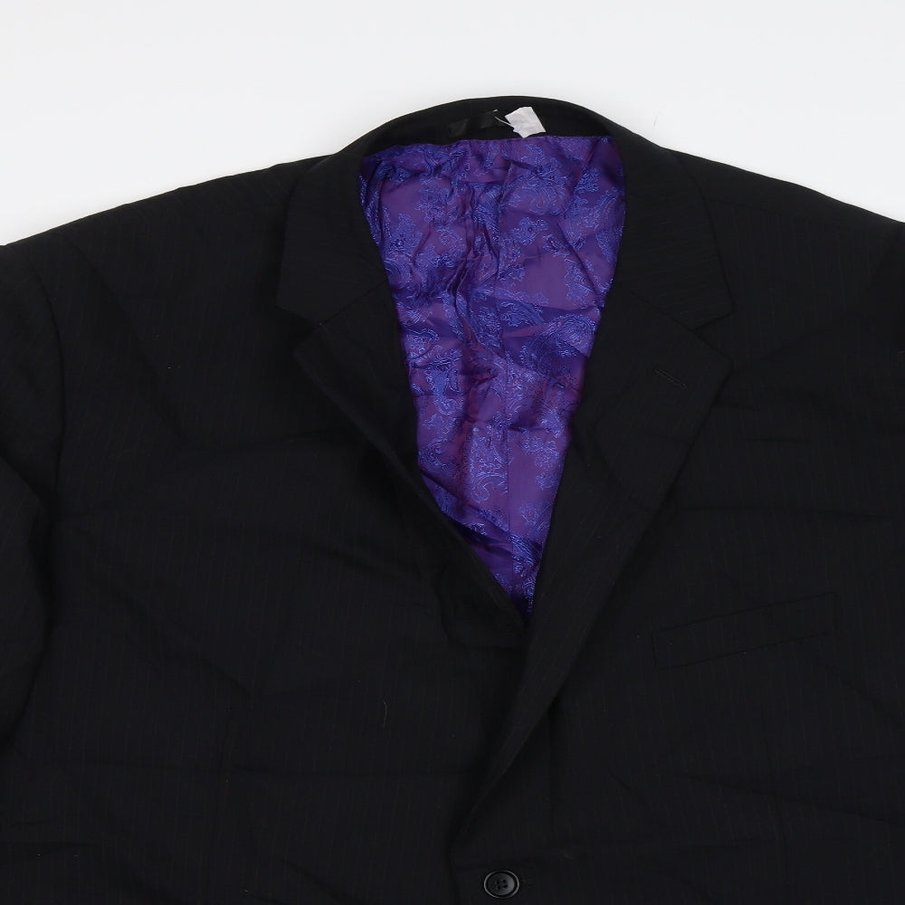 Life & Limb Mens Black   Jacket Blazer Size 56