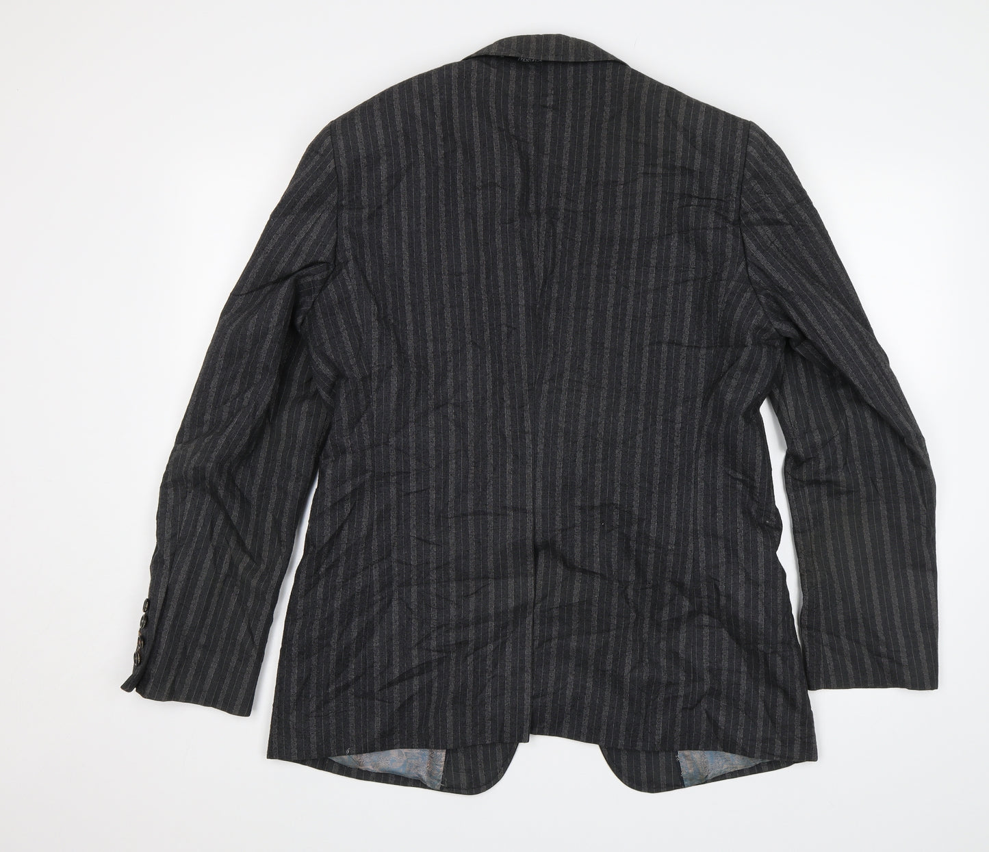 Ted Baker Mens Grey Striped  Jacket Blazer Size 38