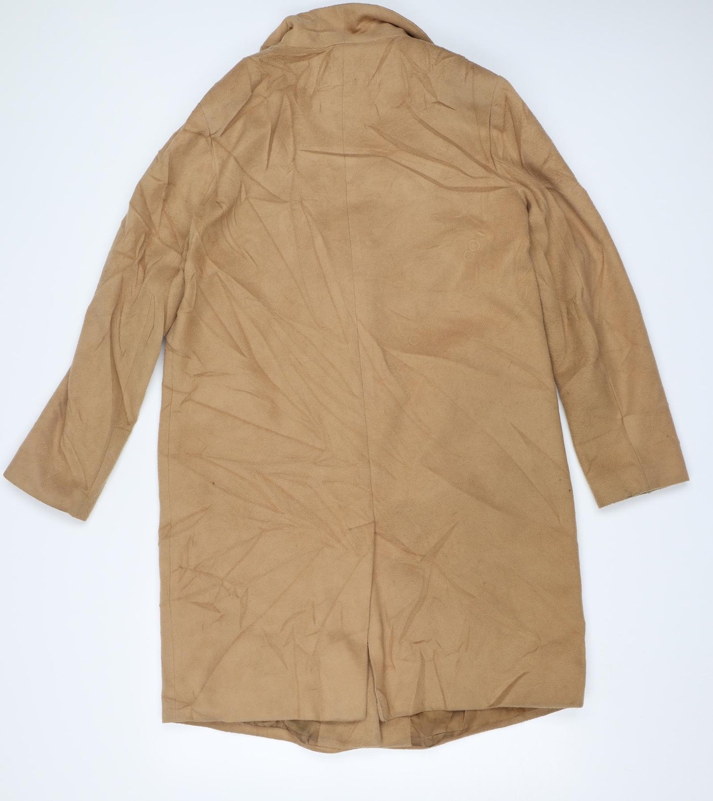 New Look Womens Brown   Overcoat Jacket Size 12