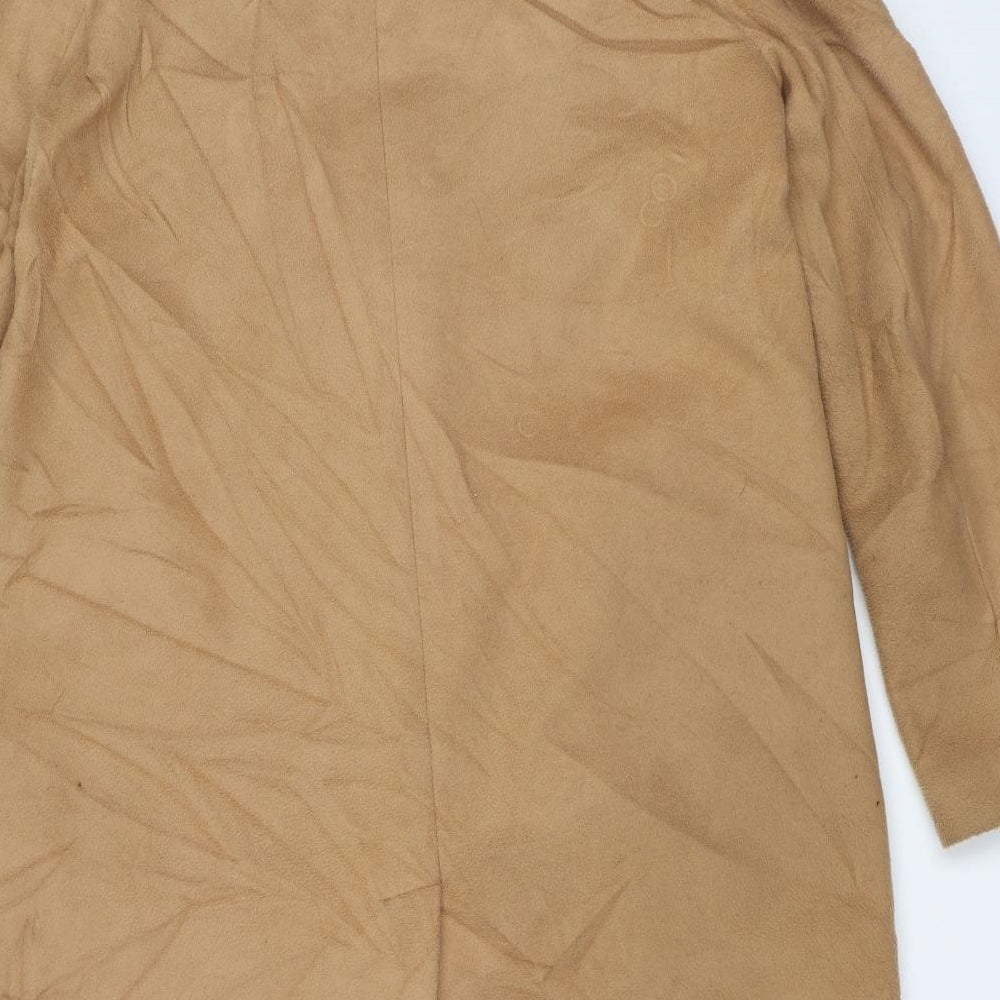 New Look Womens Brown   Overcoat Jacket Size 12