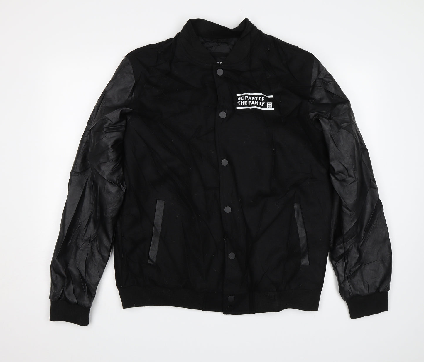 Urban Classics Mens Black   Bomber Jacket Jacket Size XL