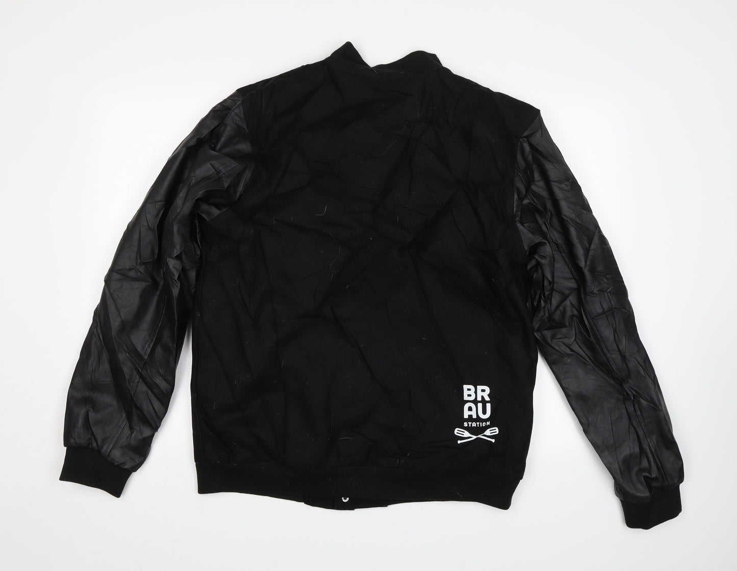 Urban Classics Mens Black   Bomber Jacket Jacket Size XL