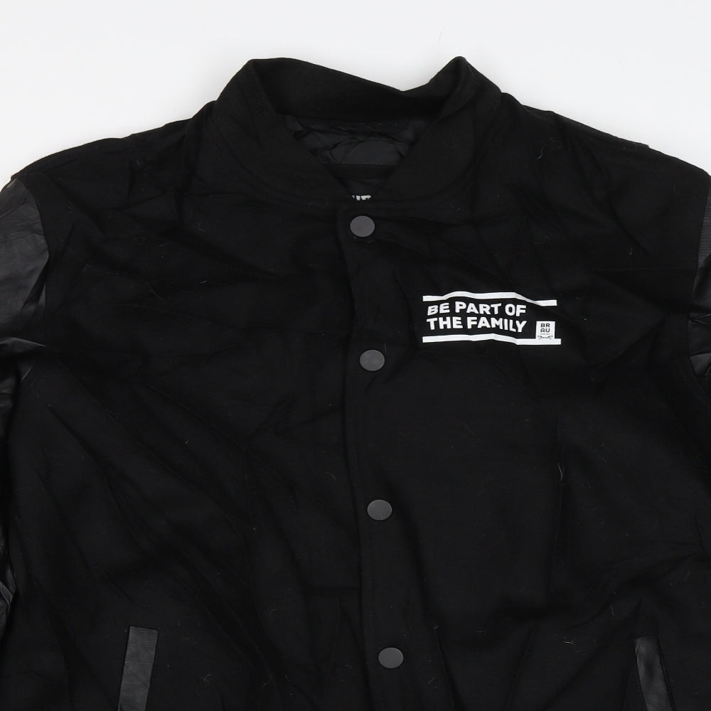 Urban Classics Mens Black   Bomber Jacket Jacket Size XL