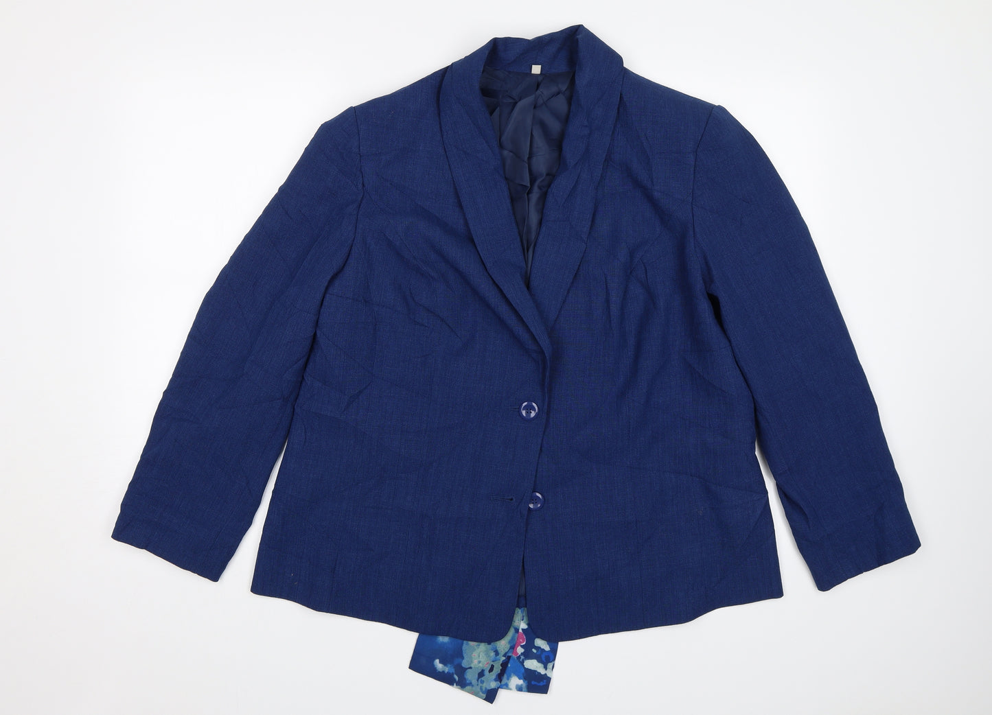 Honor Milburn Womens Blue   Jacket Blazer Size 18