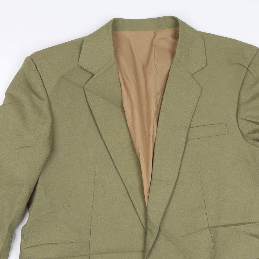 John Walton Mens Green   Jacket Blazer Size 34