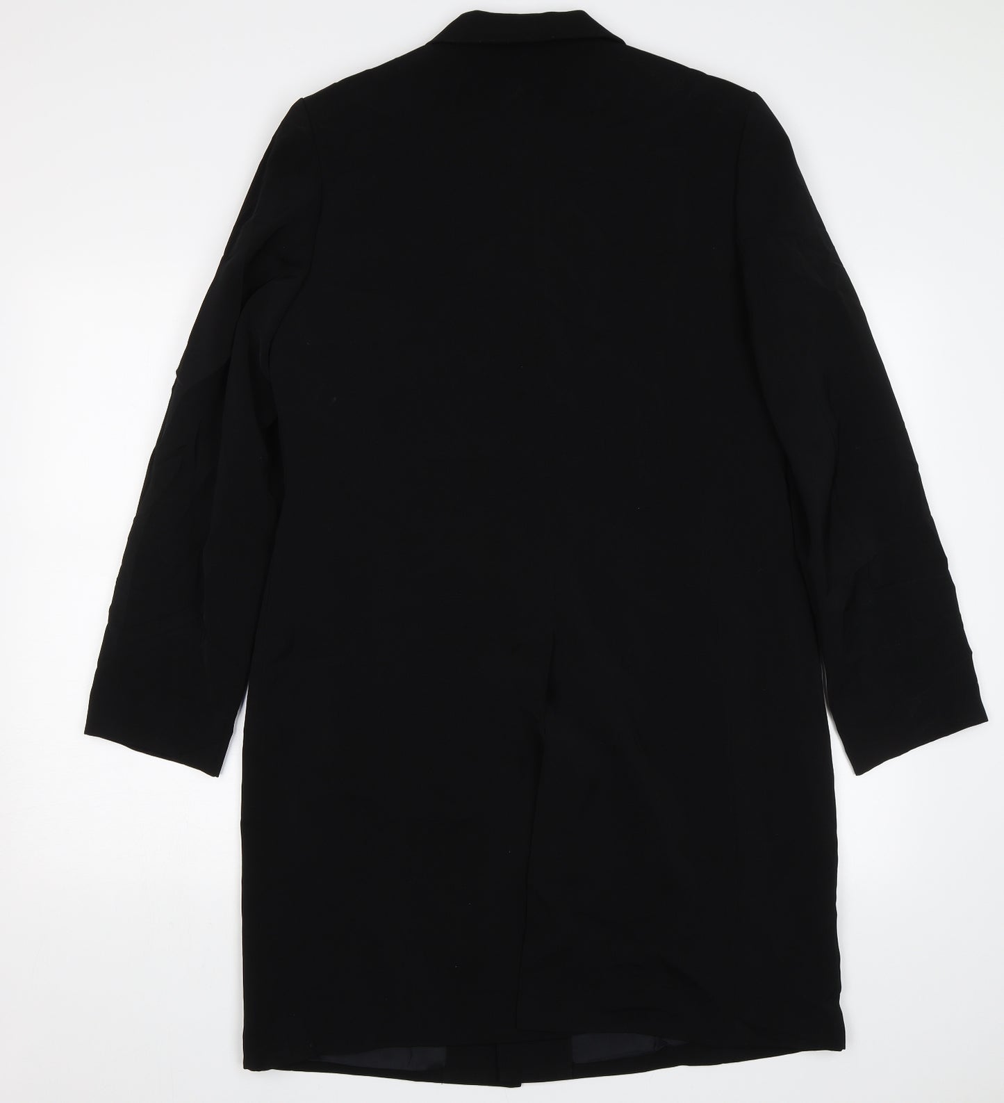 Debenhams Womens Black   Overcoat Jacket Size 14