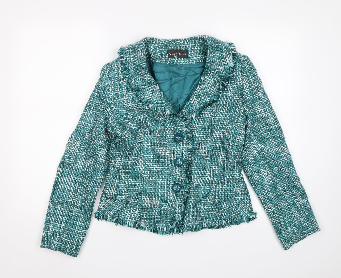 Alex & Co Womens Green   Jacket  Size 8