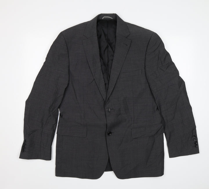 Laffitte Mens Grey Jacket Blazer Size 40