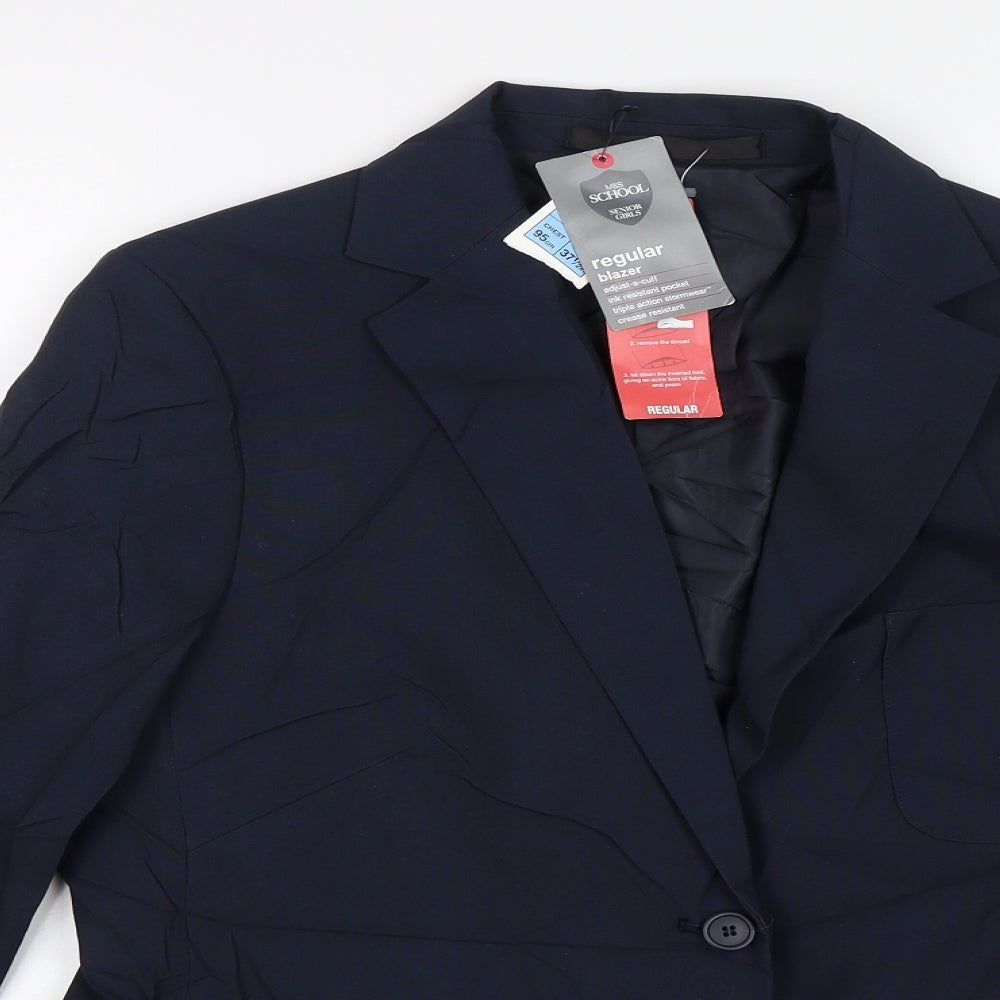 M&S Boys Blue   Jacket Blazer Size 16 Years