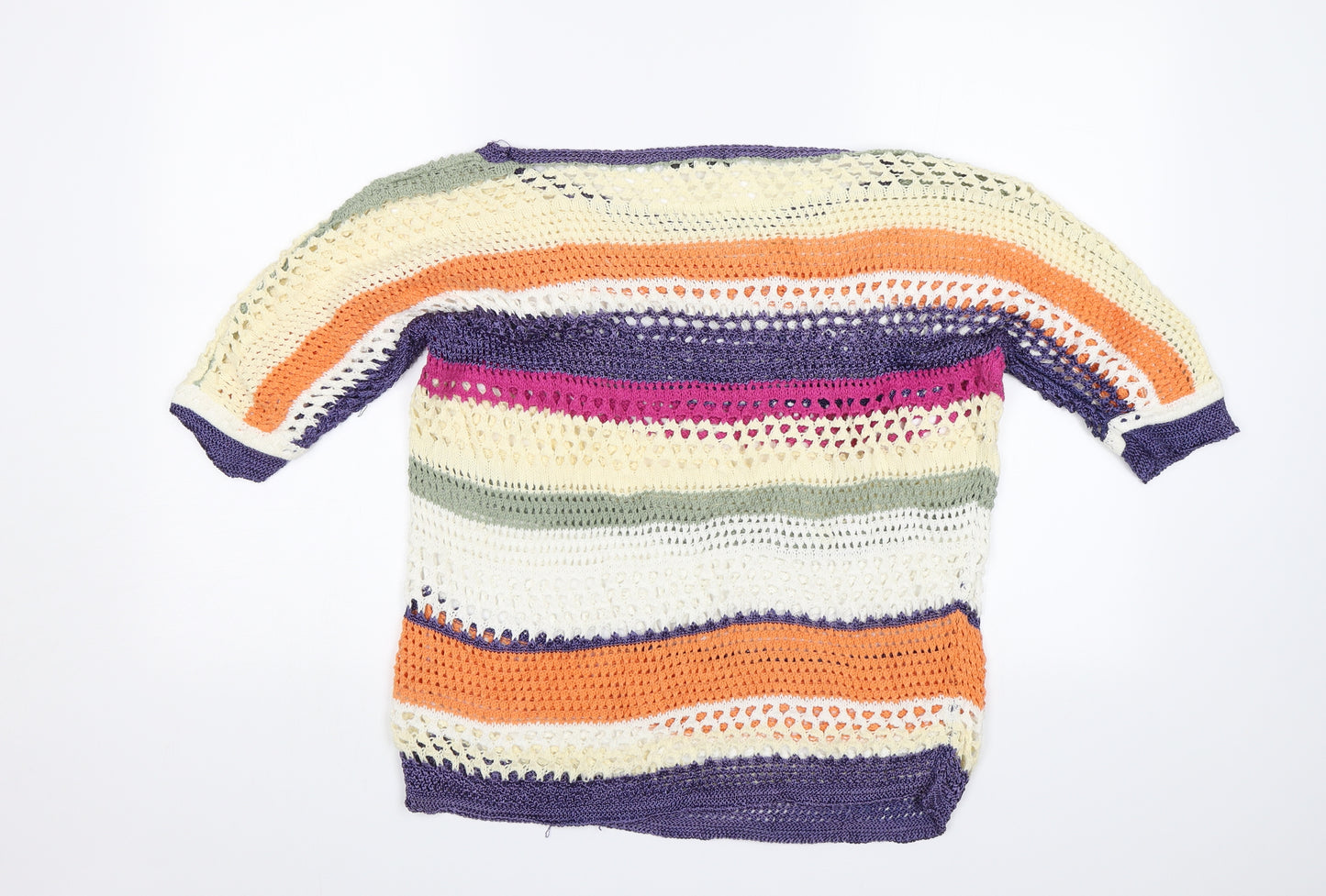 NEXT Womens Multicoloured Striped  Pullover Jumper Size S