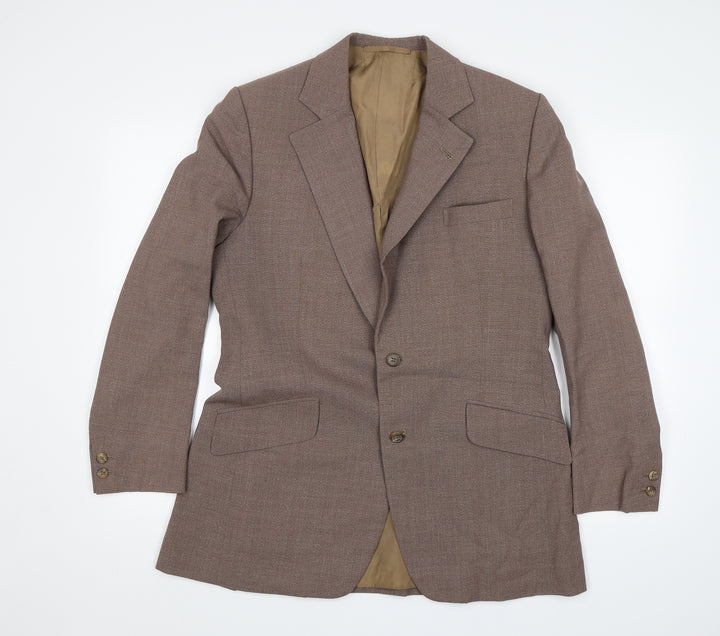 Thomas Davis Mens Brown   Jacket Blazer Size 38