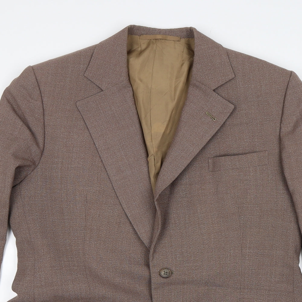 Thomas Davis Mens Brown   Jacket Blazer Size 38