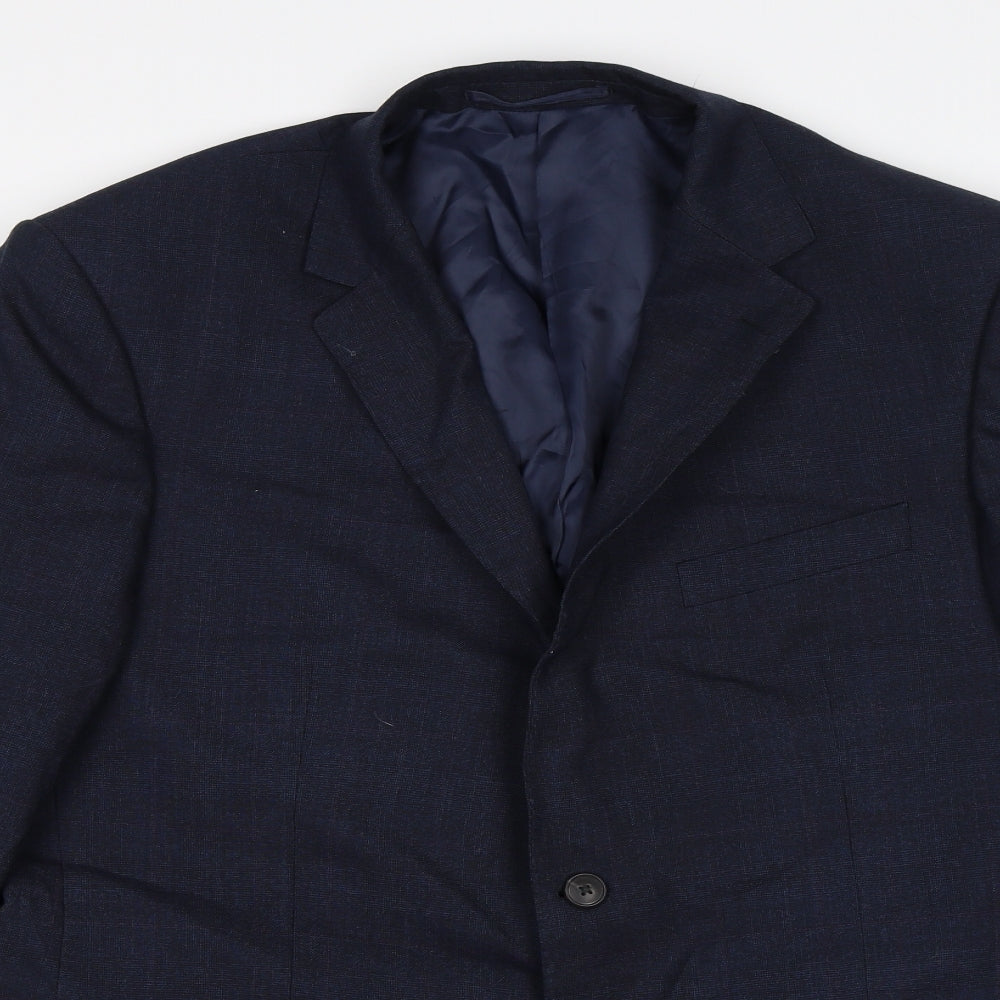 M&S Mens Blue   Jacket Blazer Size 44
