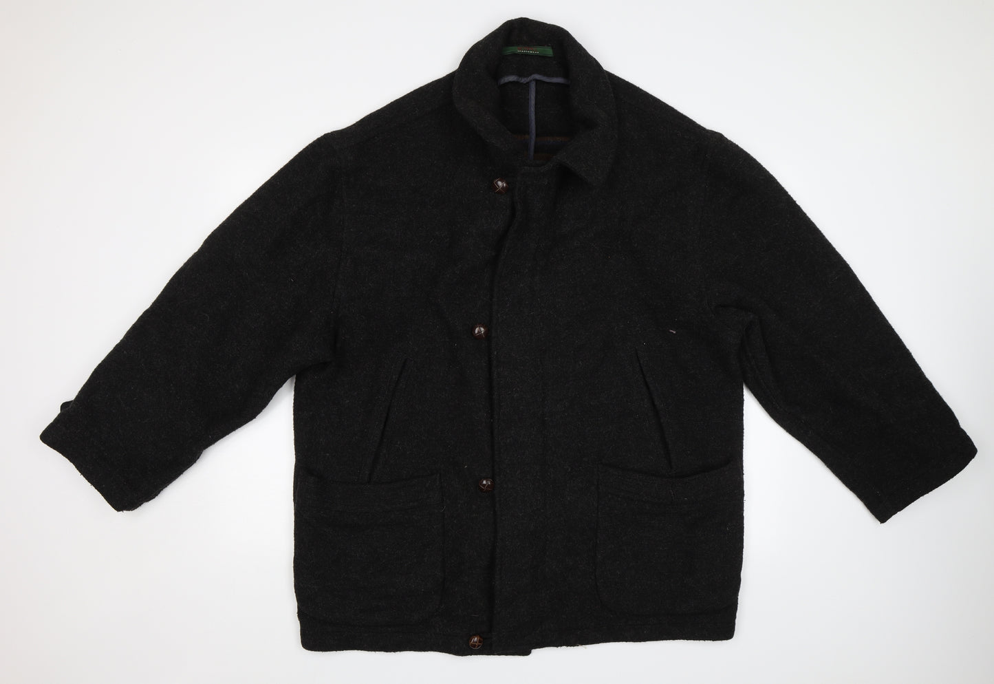 Kempel Womens Grey   Pea Coat Jacket Size 24
