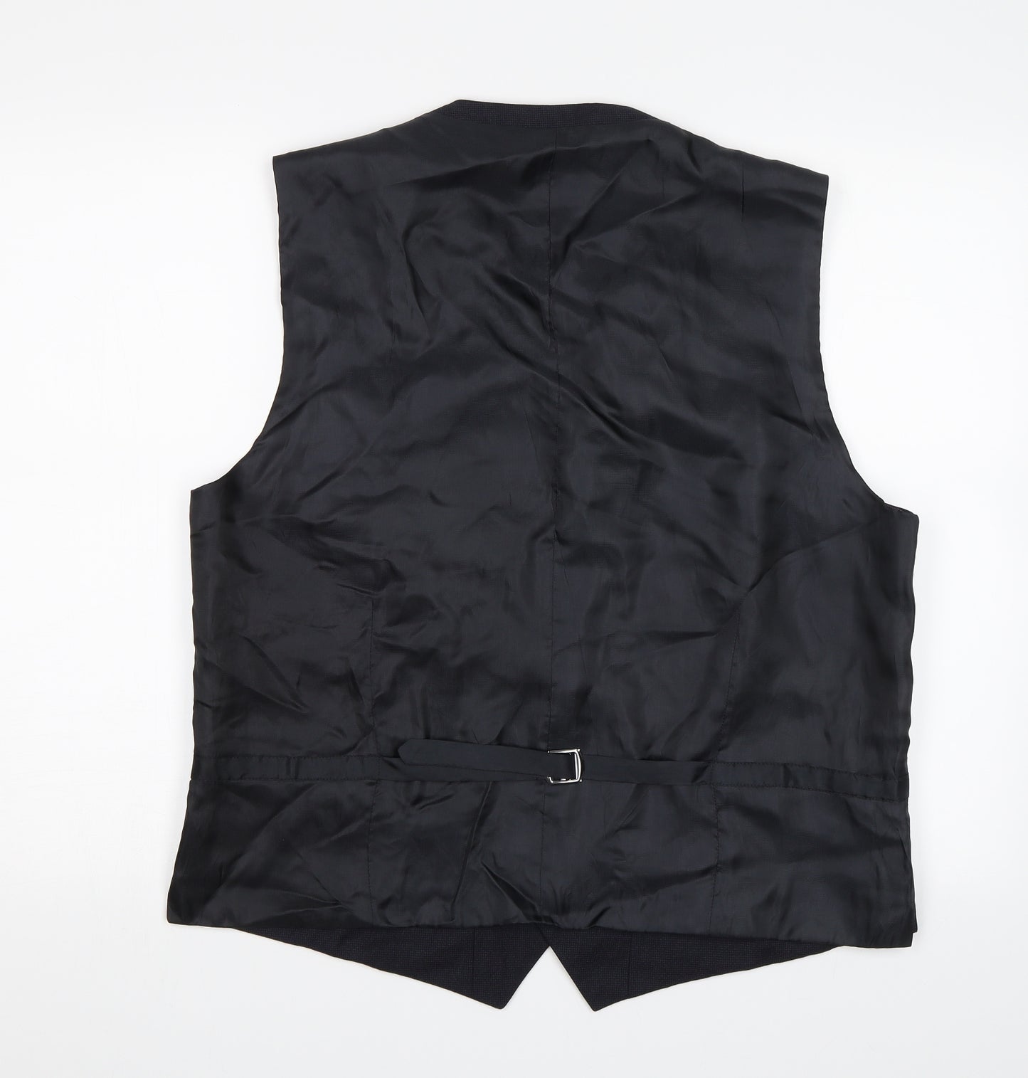 NEXT Mens Black   Jacket Suit Waistcoat Size 46