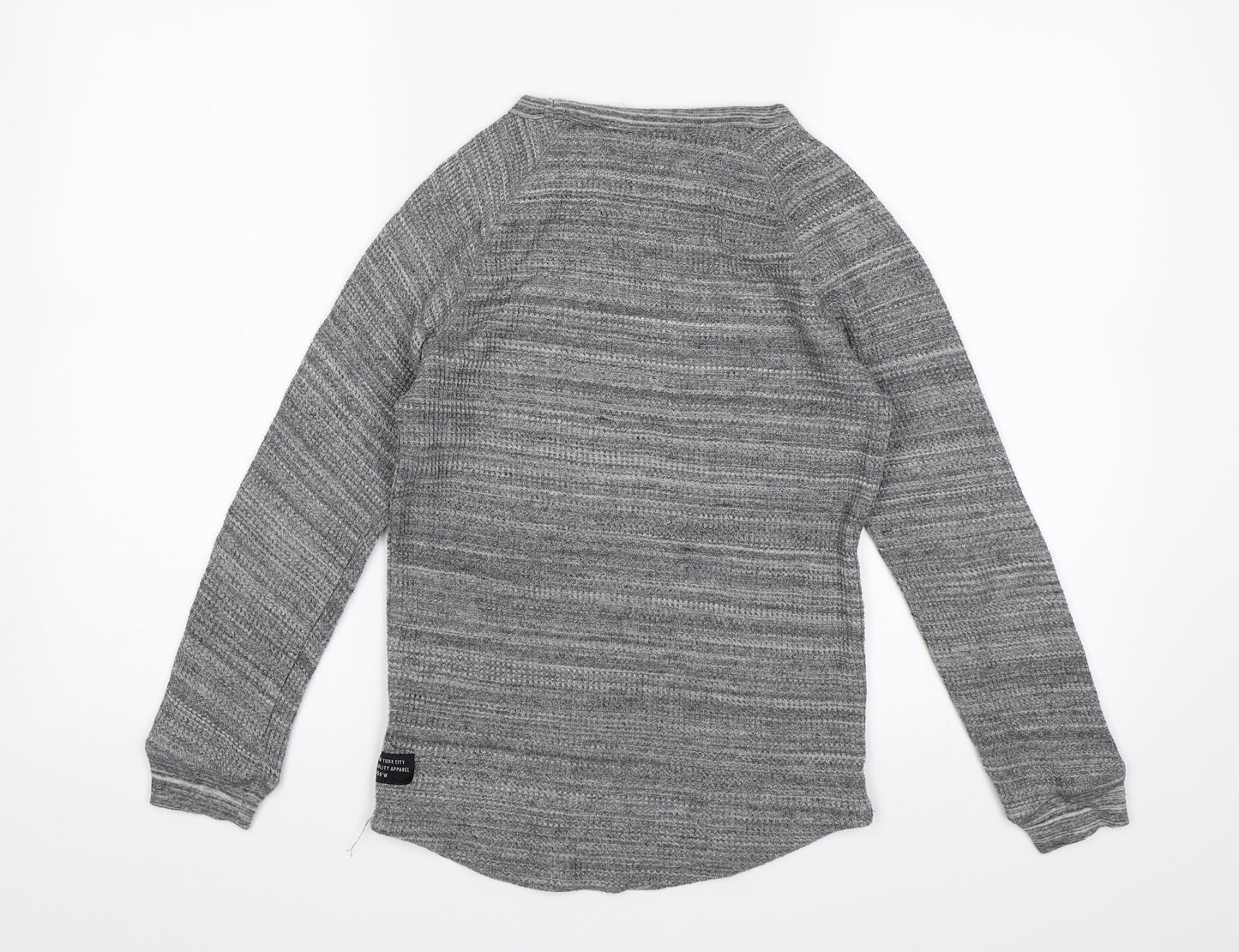 Primark Boys Grey   Pullover Jumper Size 10-11 Years