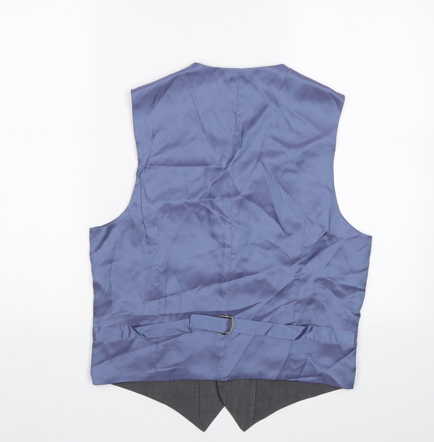 M&S Mens Grey   Jacket Suit Waistcoat Size S