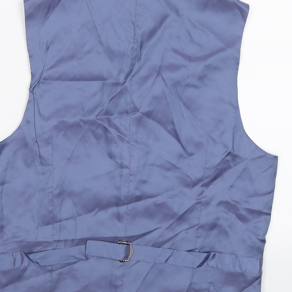 M&S Mens Grey   Jacket Suit Waistcoat Size S