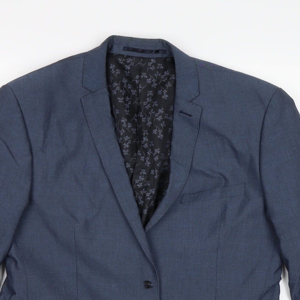 limehaus Mens Blue   Jacket Blazer Size 38
