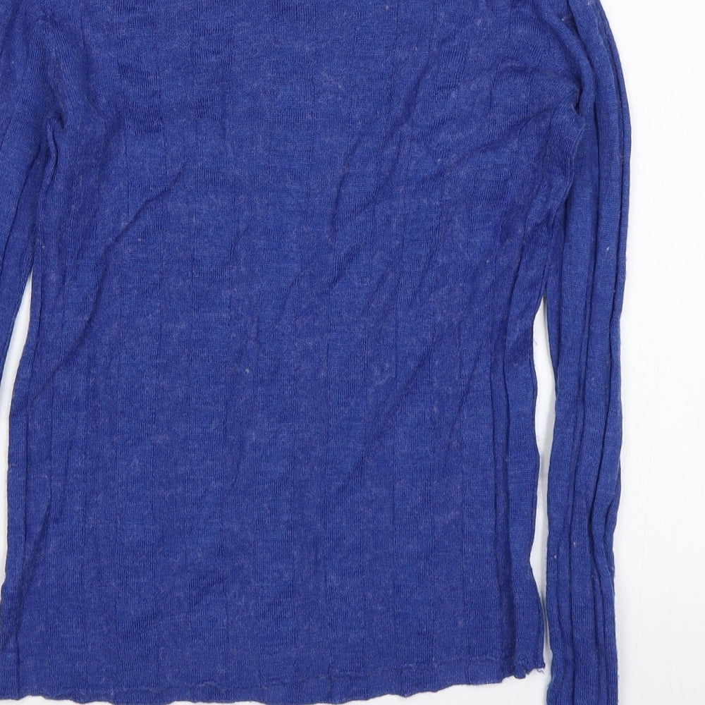 Mango Womens Blue   Pullover Jumper Size S