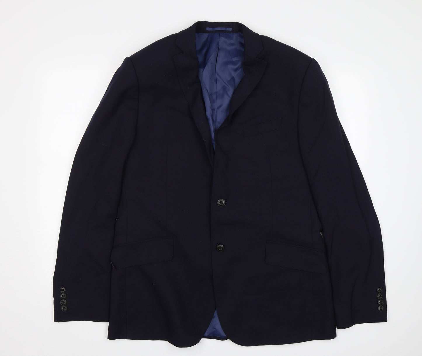 M&S Mens Blue   Jacket Blazer Size 44