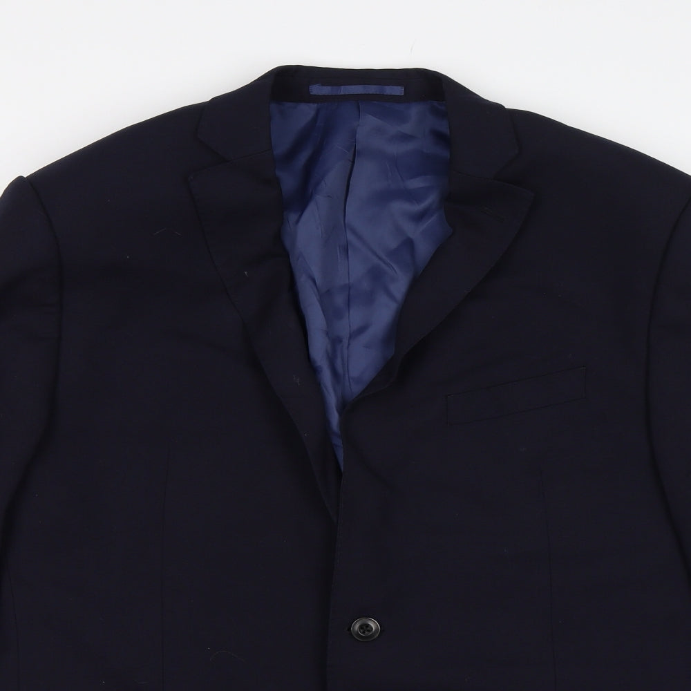 M&S Mens Blue   Jacket Blazer Size 44