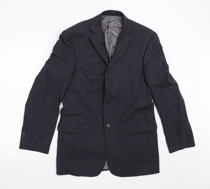 M&S Mens Grey Jacket Blazer Size 36